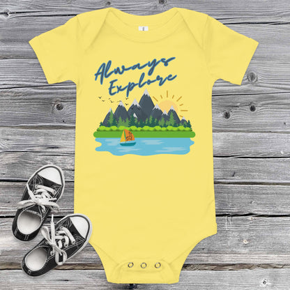 Mountains Baby Onesie