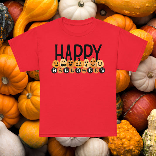 Happy Pumpkin Halloween Youth T-shirt