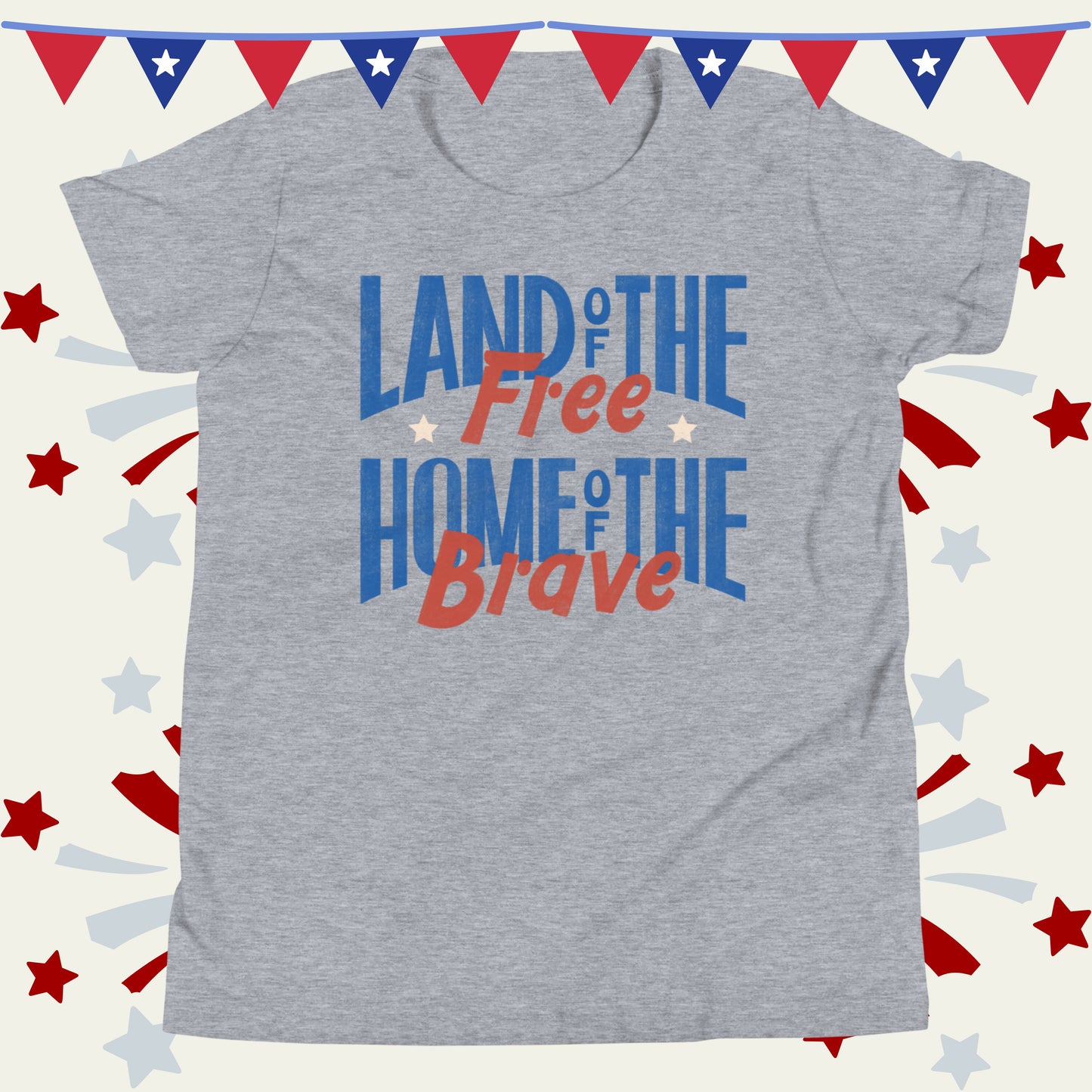 Land of the Free, Home of the Brave Youth t-shirt