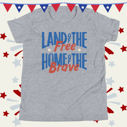 Land of the Free, Home of the Brave Youth t-shirt